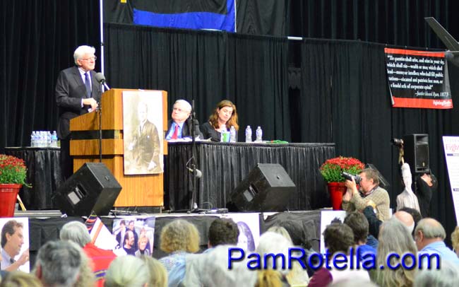 Former television host Phil Donahue