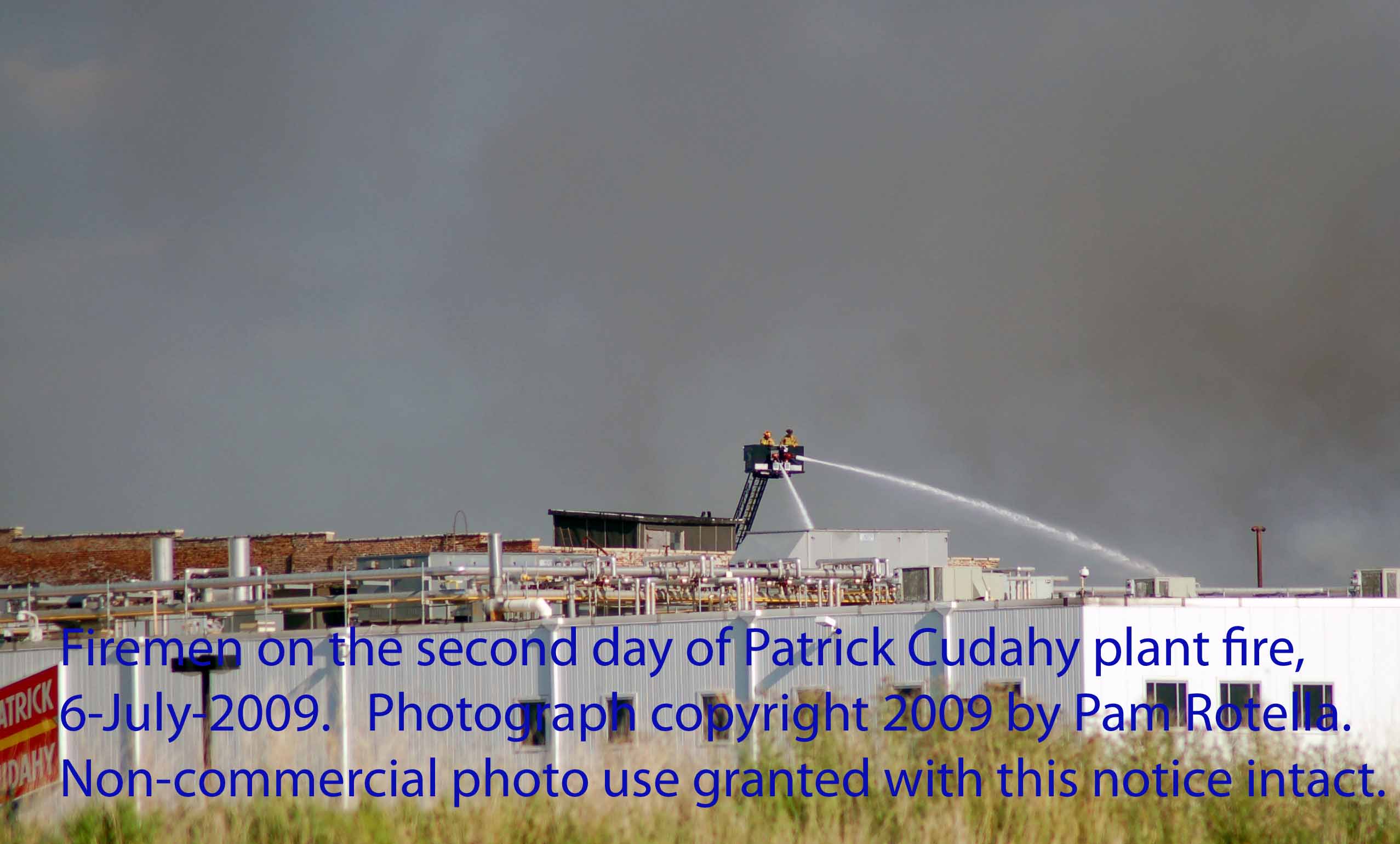 Cudahy fire, 6 July 2009