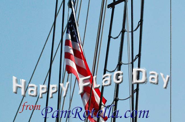 Flag Day card to readers