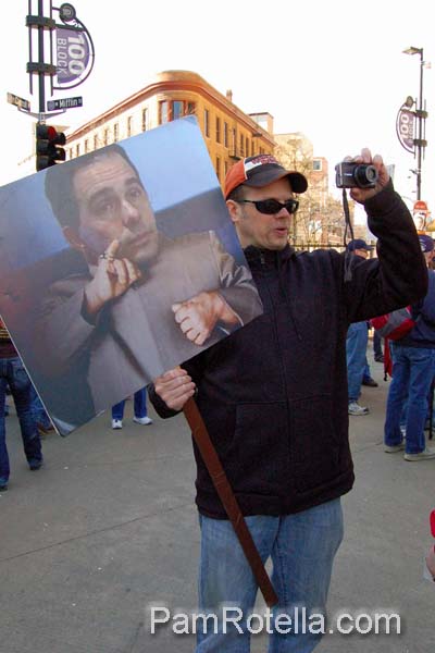 Madison rally on capitol square, 10 March 2012