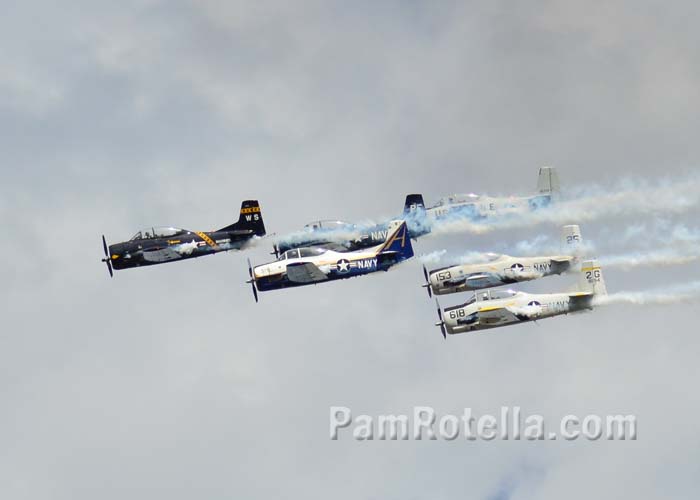 Vintage Marines/Navy airplanes at EAA Air Venture 2013, photo by Pam Rotella