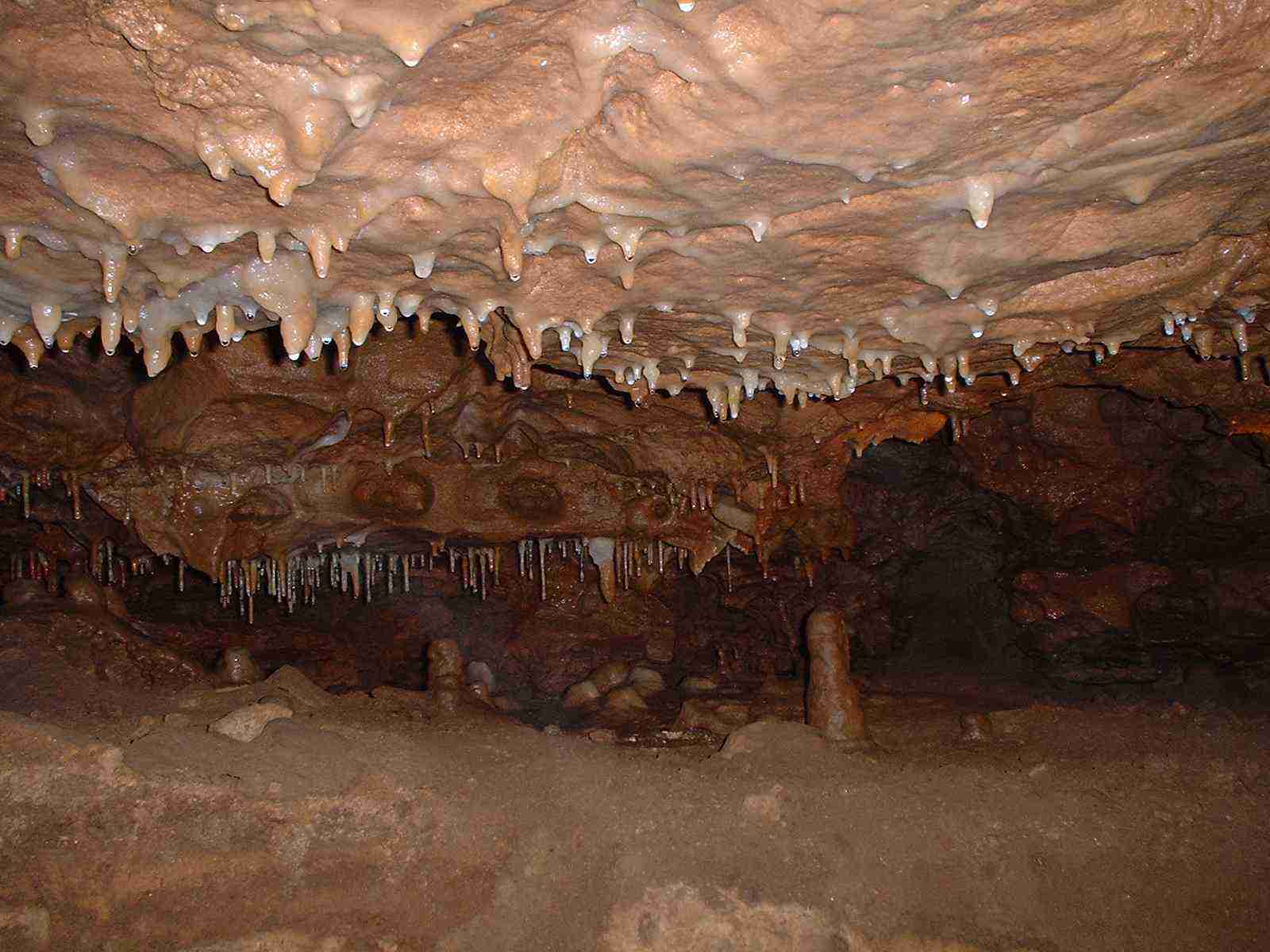 Stalactites and stalagmites