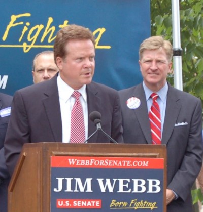James Webb (Virginia's Democratic Senate candidate), photo by Pam Rotella
